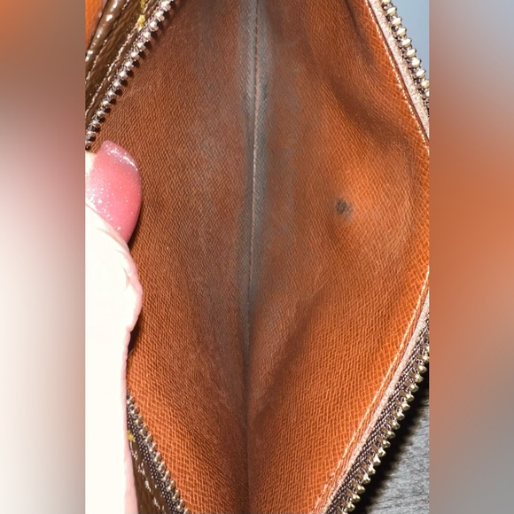 Louis Vuitton Monogram Pochette Rabat 20 Bag + Unbranded Removable Gold Chain - Picture 14 of 16